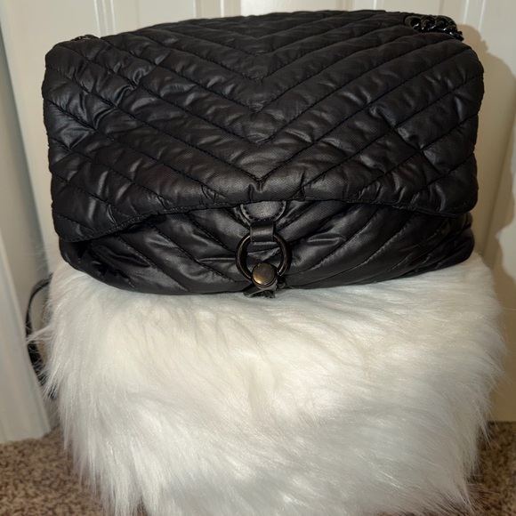 Rebecca Minkoff Quilted Black Crossbody Bag - Picture 2 of 13